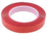 Bandă dublă adezivă acrilică 19mm x 5m