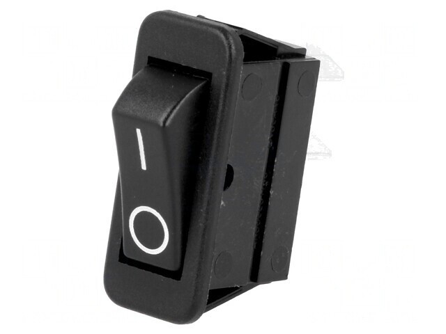 Rocker Switch ON-OFF 16A/250VAC 20A/28VDC Black