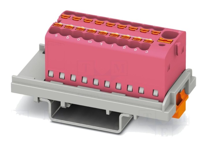 Conector de șine push-in, 17,5A