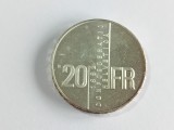 Moneda argint 20 franci 1992 Elvetia#18020