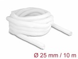 Plasa pentru organizarea cablurilor cu auto-inchidere 10 m x 25 mm Alb, Delock 20816