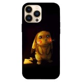 Husa compatibila cu Apple iPhone 11 Pro Max model Adorable Pika, Silicon, TPU, Viceversa, Transparent, Carcasa