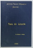 SFINTIREA OMULUI IN INVATATURA CELOR TREI MARI CONFESIUNI CRESTINE , TEZA DE LICENTA de SILIMON C. STEFAN , 1981