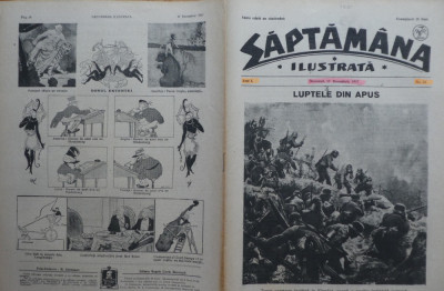 Saptamana ilustrata, nr. 24, 1918, reportaj despre predarea orasului Bucuresti foto