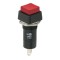 Intrerupator 1 circuit 1A 250V OFF-ON rosu cu retinere