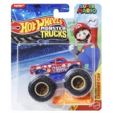 Masinuta Hot Wheels, Monster Truck, Super Mario, JDP83