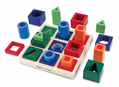 Set incastre Forme de sortat pe tabla Melissa and Doug foto