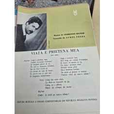 Partitura, Viata e prietena mea - Florentin Delmar, Aurel Felea