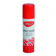 Lipici Solid DACO, 15 g, Material PVP, Lipici pentru Uz Scolar, Lipici Scoala, Lipici Solid Mic, Lipici Solid, Lipici pentru Craft, Lipici Daco Solid,