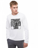 Cumpara ieftin Bluza barbati alba - Straight Outta Sibiu - 2XL, THEICONIC