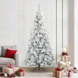 vidaXL Brad de Crăciun artificial cu ramuri articulare Verde 210 cm 3397499