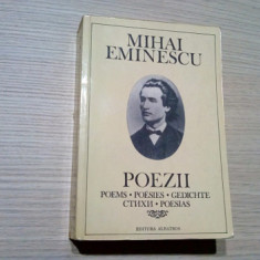 MIHAI EMINESCU - Poezii Poems Poesies Gedichte Ctixi Poesias - 1971, 567 p.