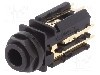 Conector jack, Jack 6,3mm, 3 contacte, mama, AMPHENOL - ACJS-PVB-5