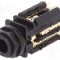 Conector jack, Jack 6,3mm, 3 contacte, mama, AMPHENOL - ACJS-PVB-5