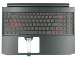 Carcasa superioara cu tastatura palmrest Laptop, Acer, Nitro 5 AN517-55, 6B.QAZN2.001, cu iluminare, pentru RTX 3050, 3060, layout US