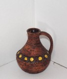 Vaza colectie 1962-1968 ceramica handmade -2- semnata Nie, Bromma Keramik Suedia