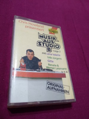 CASETA AUDIO CHRIS HOWLAND-MUSIK AUS STUDIO B RARA!!!!ORIGINALA BMG ARIOLA foto