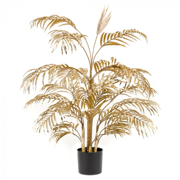 Emerald Palmier artificial Areca, auriu, 105 cm