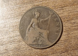 M3 C50 - Moneda foarte veche - Anglia - one penny - 1896, Europa