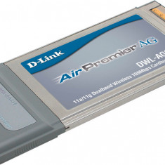 Card Wireless Laptop, D-Link AirPremier AG DWL-AG660, 802.11a/g Tri-Mode Dualband, Type II CardBus, Nou NewTechnology Media