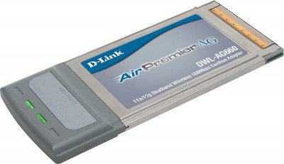 Card Wireless Laptop, D-Link AirPremier AG DWL-AG660, 802.11a/g Tri-Mode Dualband, Type II CardBus, Nou NewTechnology Media foto