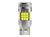 Bec LED T20 / W21/5W / 7443 DRL Lumini de Zii cu 2 Filamente, 30W, 2800LM, 6000K Alb Rece, 36 SMD 3030, Ventilator Integrat, Canbus Integrat, fara ero