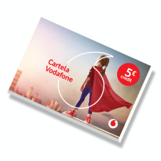 Cartela SIM (cu numar nou) PrePay Vodafone, 5 EUR