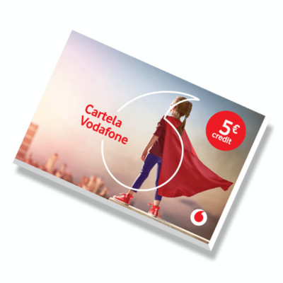 Cartela SIM (cu numar nou) PrePay Vodafone, 5 EUR foto