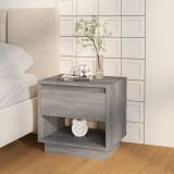 Noptiera Gossi Stejar Sonoma 45x34x44 cm PAL Sertar si Compartiment