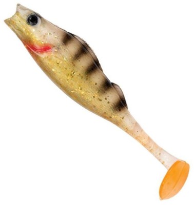 Shad Berkley Pulse Realistic Perch, Gold Perch, 7cm, 1buc/pac foto