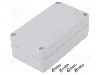 Carcasa policarbonat, 65mmx115mmx40mm, IP67, GAINTA - G203-IP67