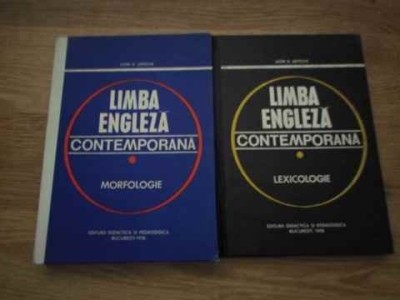 LIMBA ENGLEZA CONTEMPORANA VOL.1-2 MORFOLOGIE, LEXICOLOGIE-LEON D. LEVITCHI-228252 foto