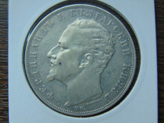 Moneda aergint 5 Leva 1894 (cc12), 25 gr foto