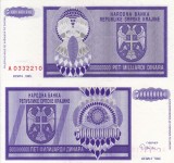 CROATIA 5.000.000.000 dinara 1993 KNIN UNC!!!