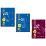 Pachet EDITII SPIRALATE Ianuarie 2026. Codul civil, Codul de procedura civila. Codul penal si Codul de procedura penala - Dan Lupascu