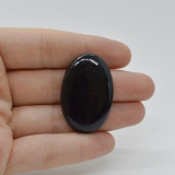 Cabochon turmalina negra 37x24x6mm c41