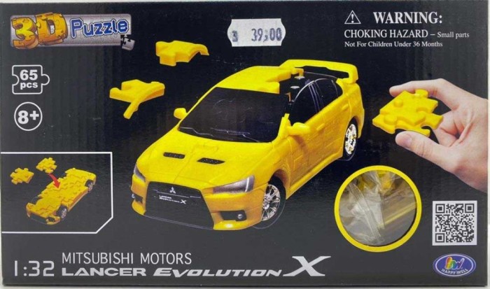Puzzle 3D Mitsubishi Lancer Evo 1/32
