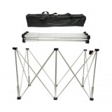 Masa de lucru pliabila tip acordeon cu 6 picioare, cadru din aluminiu 116x61x72cm