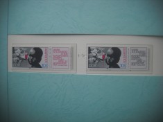 HOPCT TIMBRE MNH 1243 SOLIDARITATE SANATATE COPII -2 VAL-1988-GERMANIA DDR/RDG