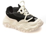 Cumpara ieftin Pantofi sport GRYXX negri, 6710, din material textil si piele naturala