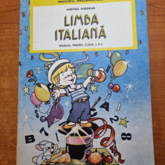 manual de limba italiana - pentru clasa a 2-a - din anul 1994