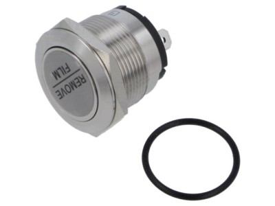 Comutator anti-vandalism E-SWITCH 2 poziții SPST 20A 250VAC IP67 pe panou foto