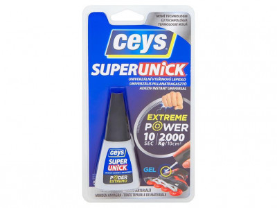 Ceys SUPERUNIC IMMEDATE POWER adeziv, al doilea, 5 g, pensulă foto