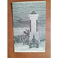 Carte postala, desen Italie et Portugal, Pantheon de la guerre, inceput de secol XX