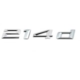 Emblema 214d pentru spate portbagaj BMW, chrom