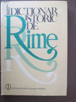 Dictionar istoric de rime-Olimpia Berga foto
