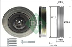 INA 544 0503 20 Set fulie, arbore cotit
