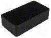 Carcasa aluminiu, 60mmx112mmx31mm, IP54, HAMMOND - 1590BBK