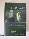 Nicolae Steinhardt - Critica la persoana intai