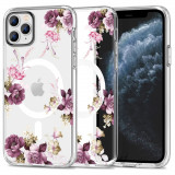 Husa Tech-Protect Magmood MagSafe pentru Apple iPhone 11 Pro Spring Floral